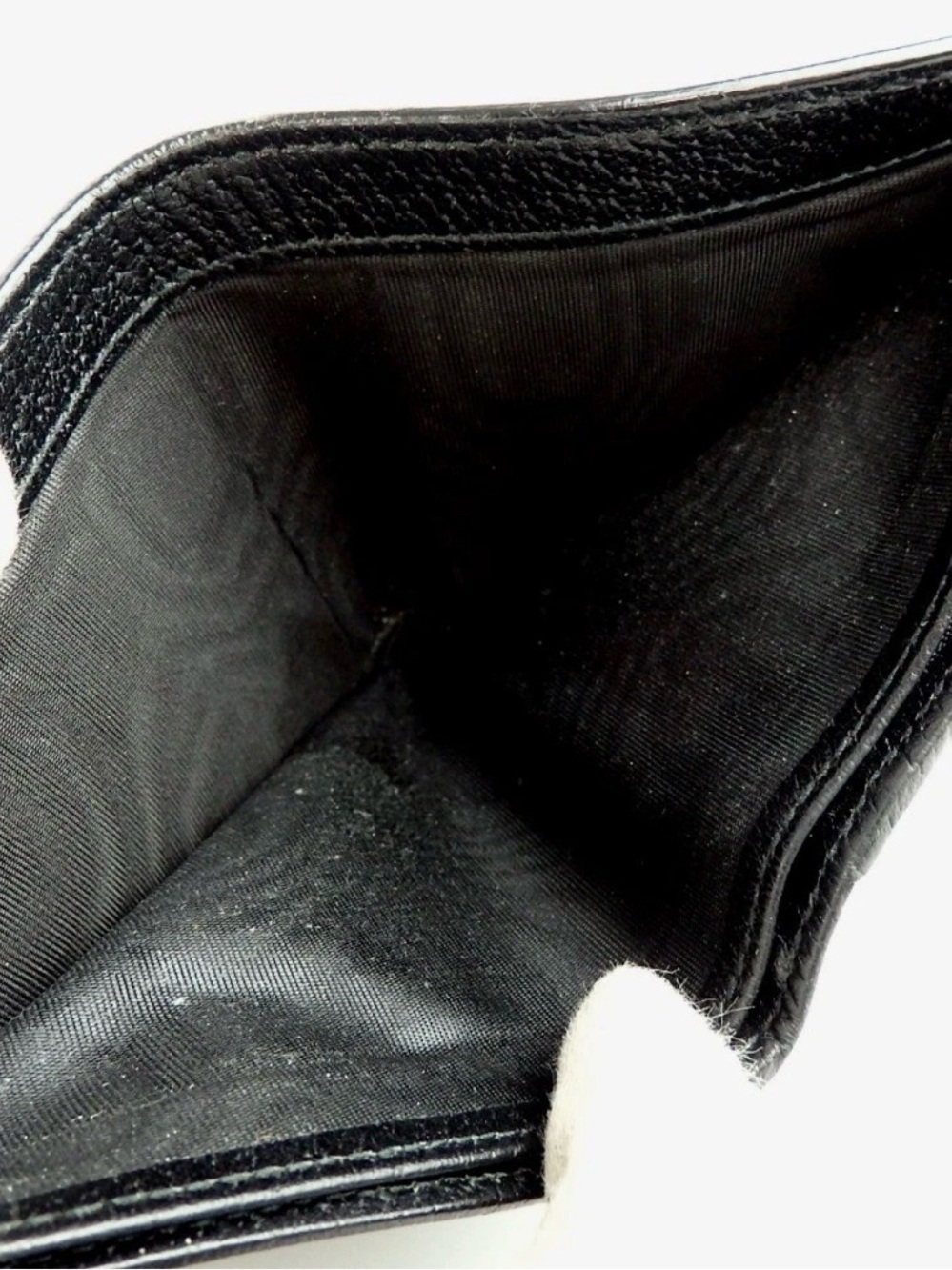 Gucci Black Leather Marmont Bi-Fold Wallet with Gold Double G - Picture 12 of 15